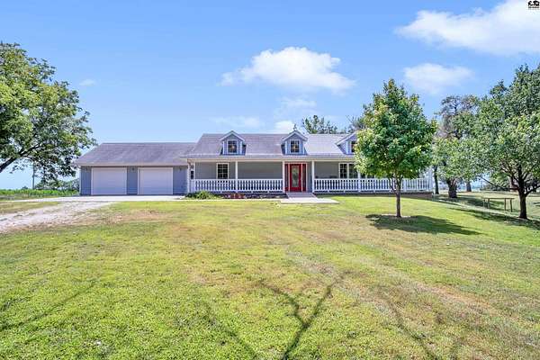 21.7 Acres of Recreational Land with Home for Sale in Inman, Kansas