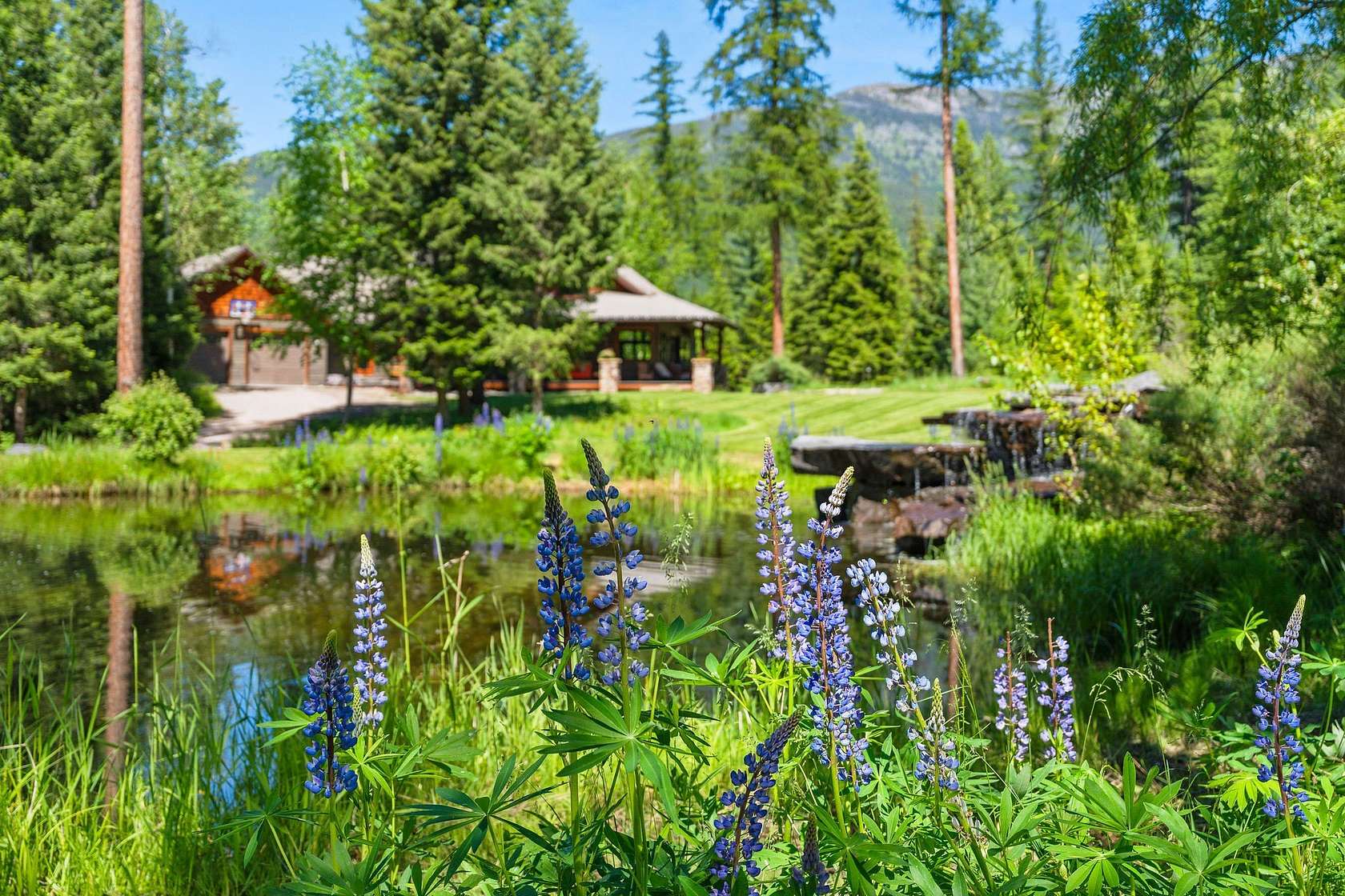 20.2 Acres of Recreational Land with Home for Sale in Bigfork, Montana