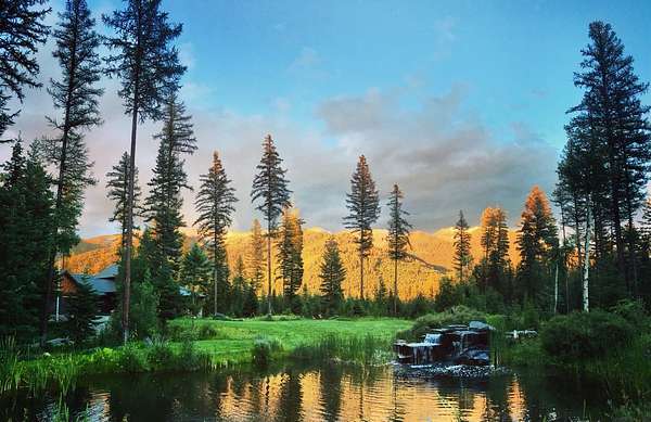 20.2 Acres of Recreational Land with Home for Sale in Bigfork, Montana