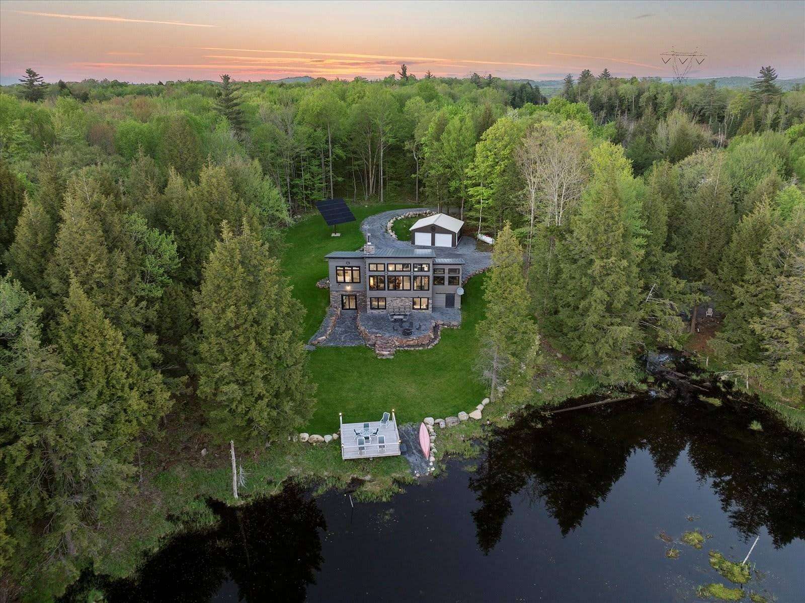66 Acres of Recreational Land with Home for Sale in Harrisville, New York