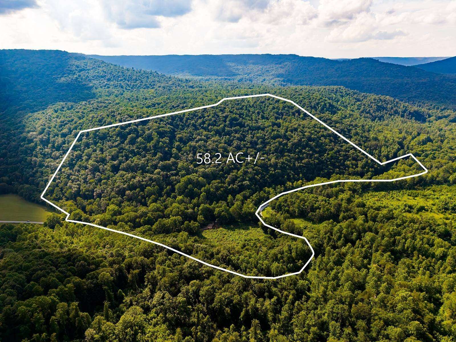 58.2 Acres of Recreational Land for Auction in Crawford, Tennessee