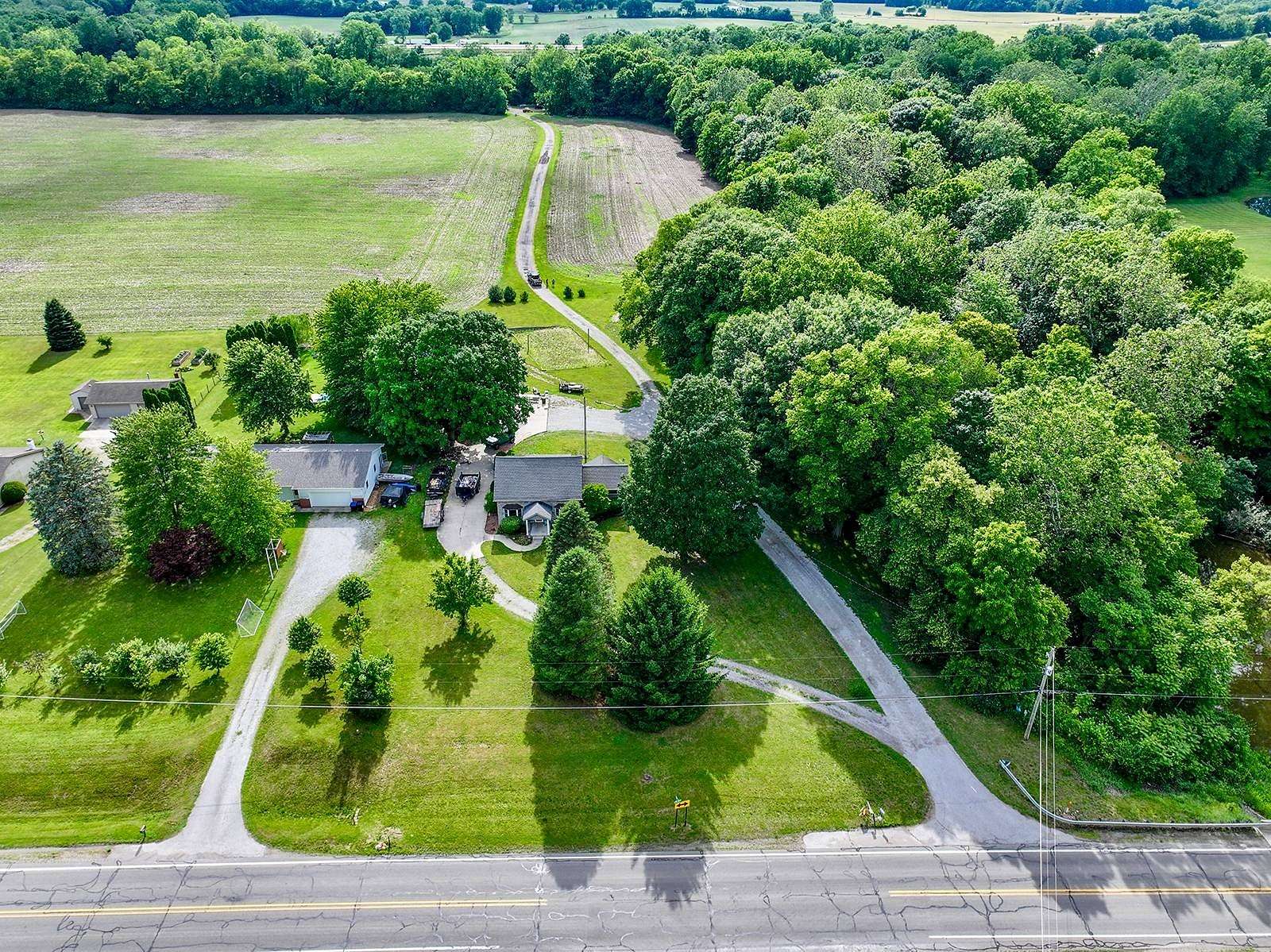 1.63 Acres of Land with Home for Auction in Auburn, Indiana