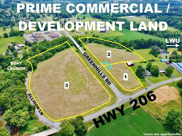 15.2 Acres of Mixed-Use Land for Sale in Columbia, Kentucky