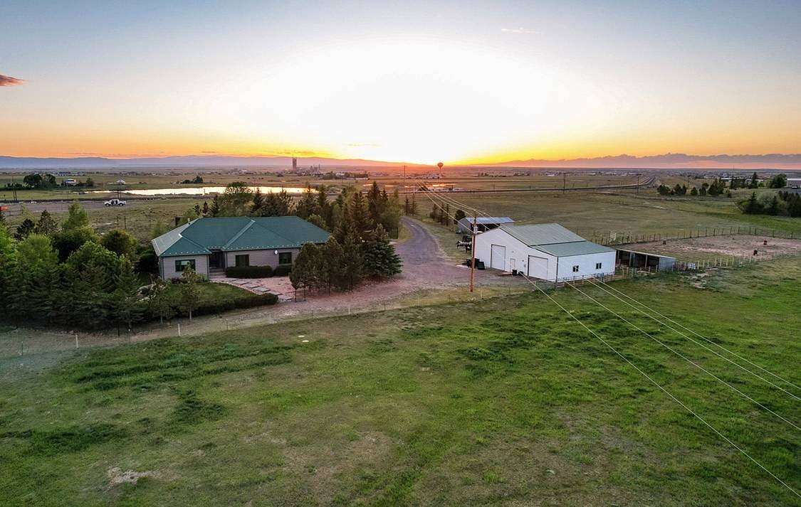 10.1 Acres of Land with Home for Sale in Laramie, Wyoming