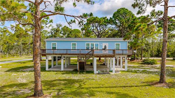 2 Acres of Land with Home for Sale in Keaton Beach, Florida