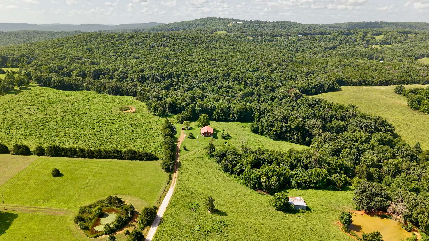 35 Acres of Land with Home for Sale in Huntsville, Arkansas