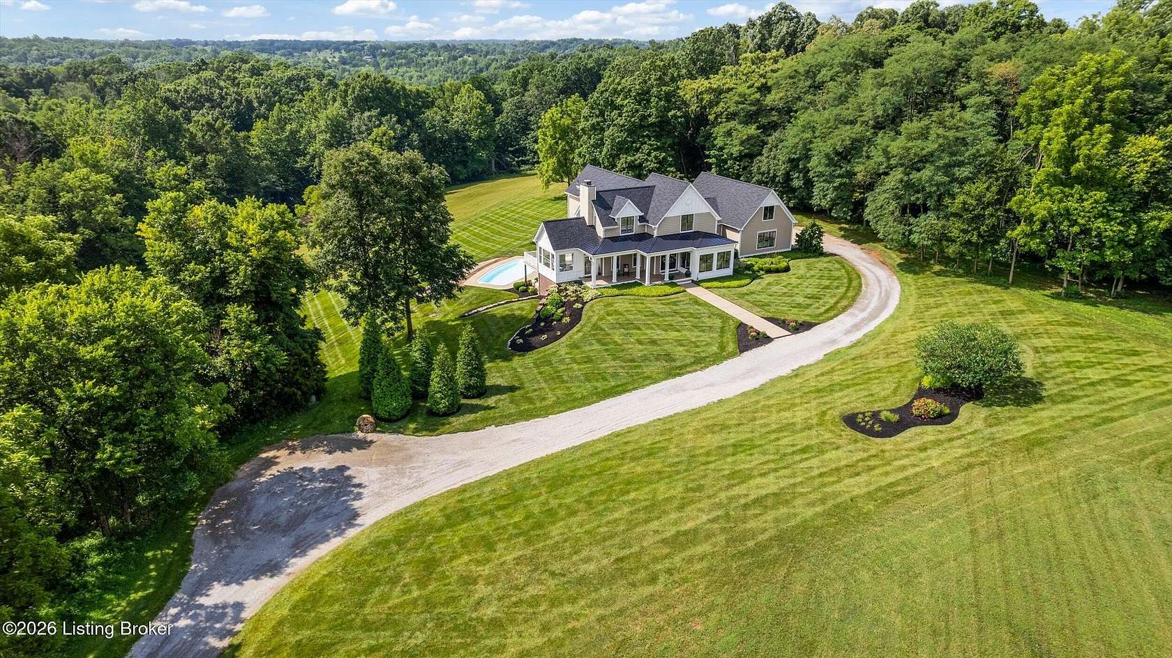 20 Acres of Land with Home for Sale in Goshen, Kentucky