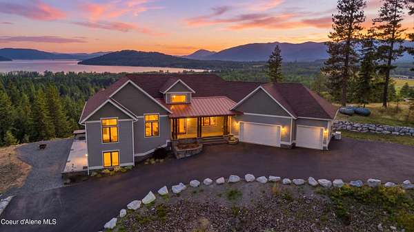 5 Acres of Land with Home for Sale in Sandpoint, Idaho