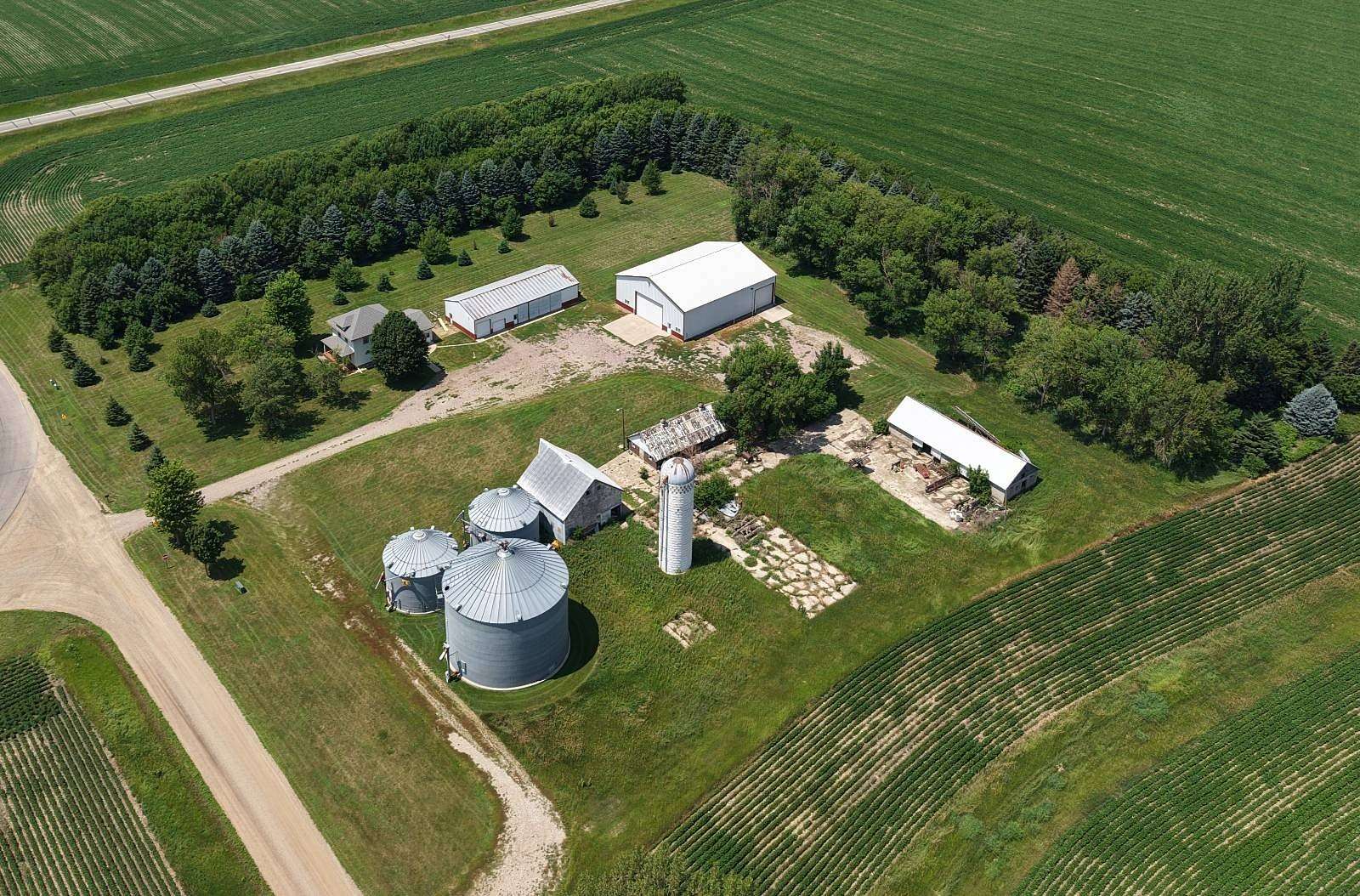 7.58 Acres of Land with Home for Sale in Hills, Minnesota