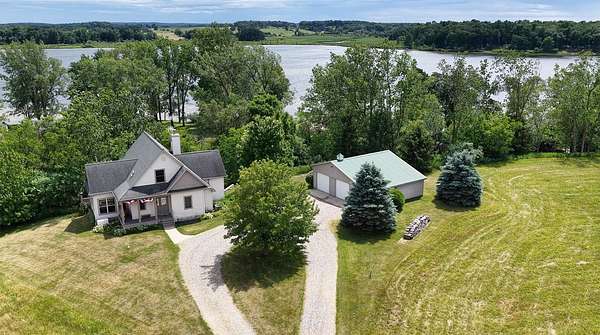 16 Acres of Recreational Land with Home for Auction in Coldwater, Michigan