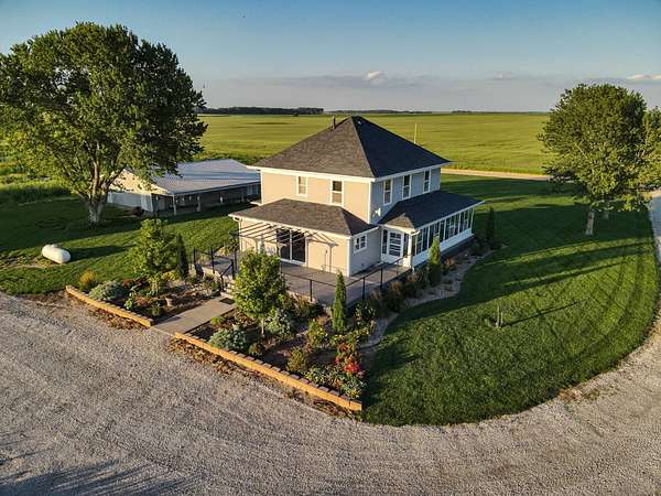 9.35 Acres of Land with Home for Sale in St. John, Kansas