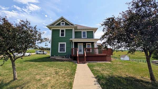 11 Acres of Land with Home for Sale in Exira, Iowa
