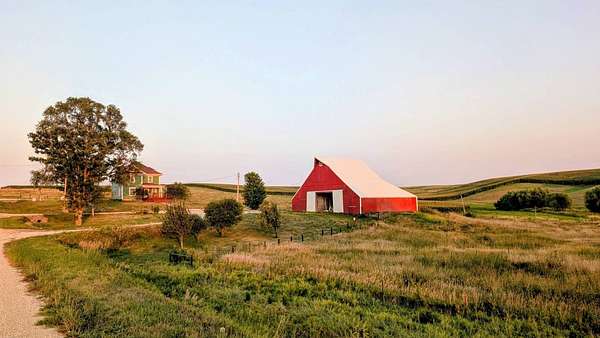 11 Acres of Land with Home for Sale in Exira, Iowa