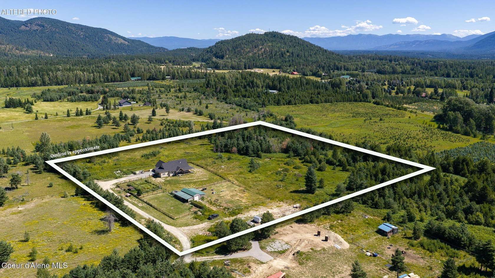 10 Acres of Land with Home for Sale in Naples, Idaho