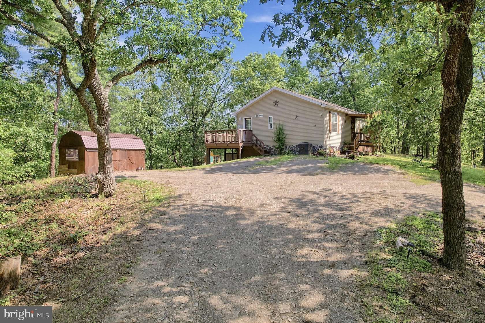 33.8 Acres of Recreational Land with Home for Sale in Burlington, West Virginia