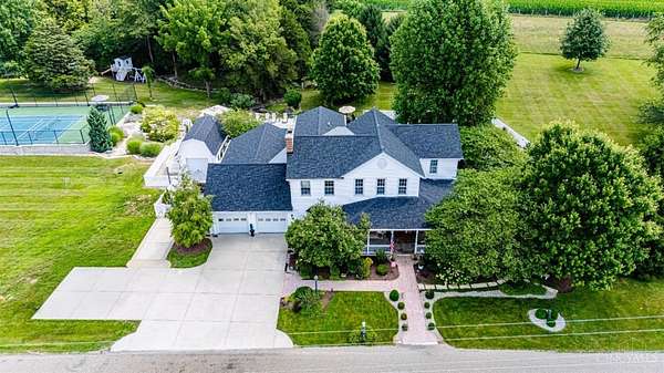 8.32 Acres of Land with Home for Sale in Brookville, Indiana