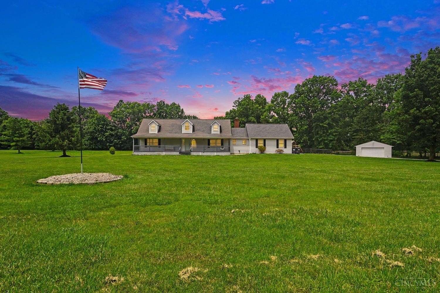6.7 Acres of Land with Home for Sale in Stonelick Township, Ohio