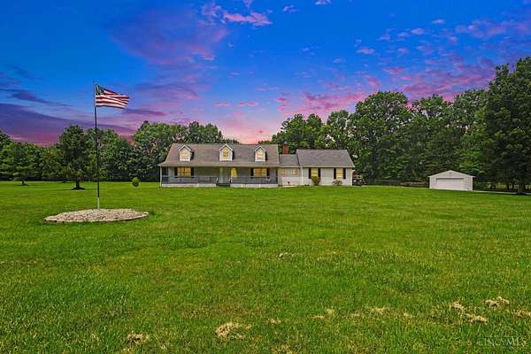 6.7 Acres of Land with Home for Sale in Stonelick Township, Ohio