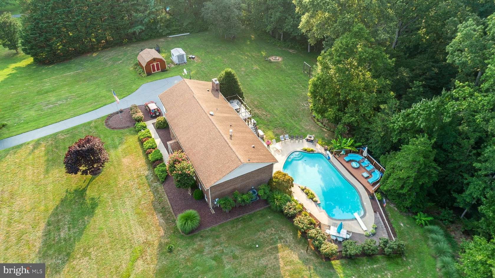 4 Acres of Land with Home for Sale in Dunkirk, Maryland