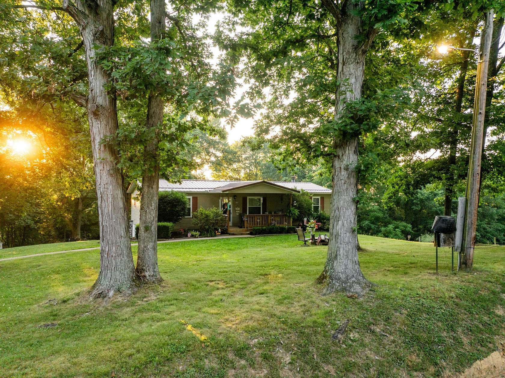 25 Acres of Recreational Land with Home for Sale in Chandlersville, Ohio