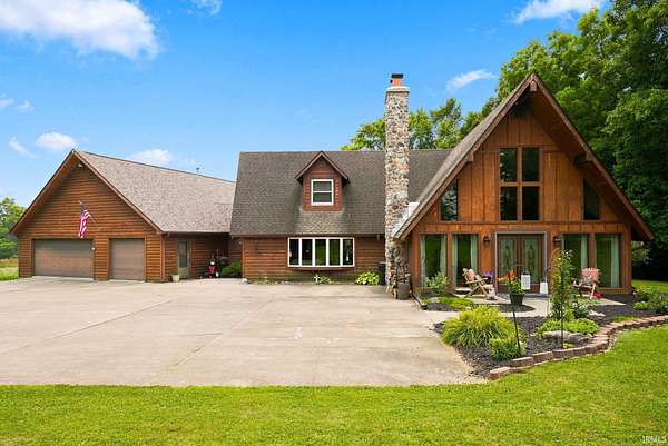 2.83 Acres of Land with Home for Sale in Huntington, Indiana