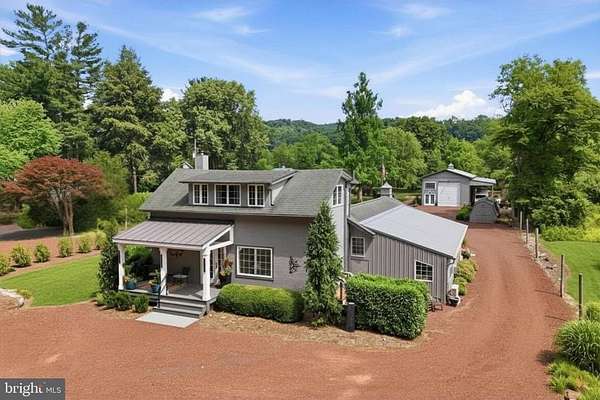 2.38 Acres of Land with Home for Sale in Upper Black Eddy, Pennsylvania