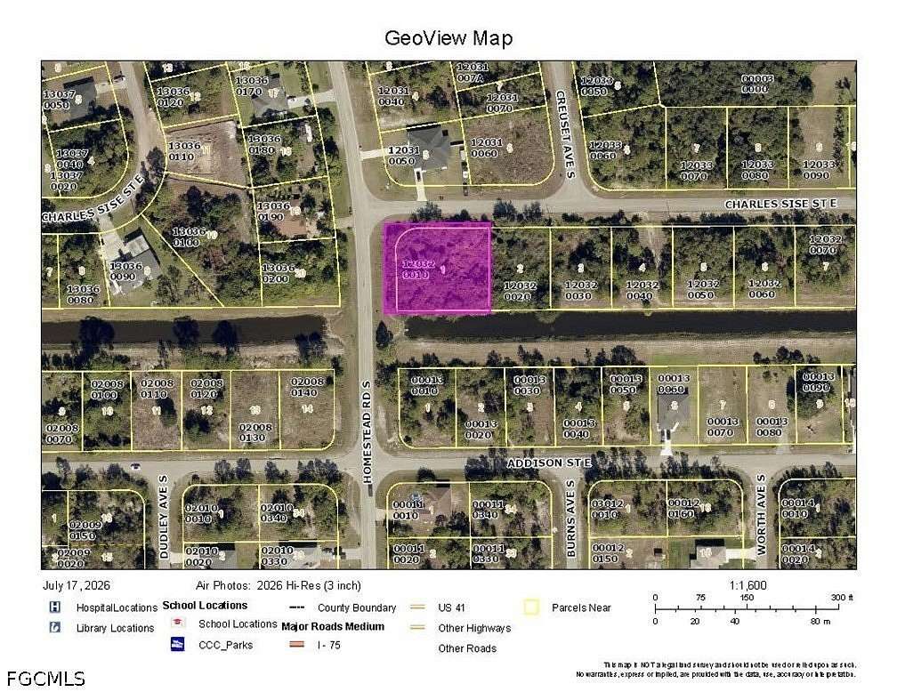 0.47 Acres of Residential Land for Sale in Lehigh Acres, Florida