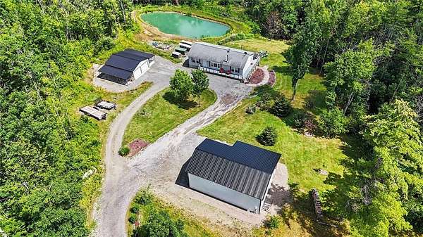 28.9 Acres of Land with Home for Sale in Honeoye, New York