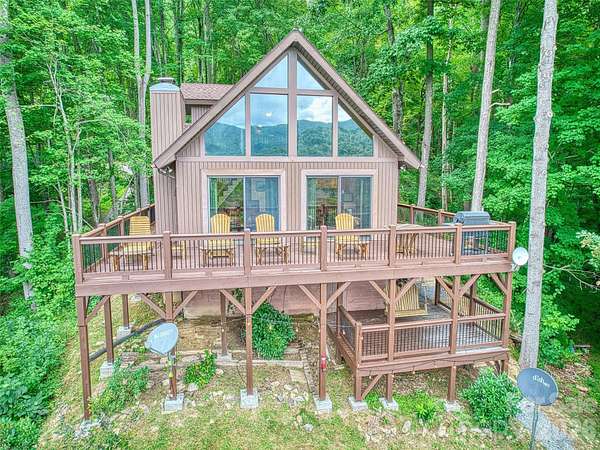 13 Acres of Land with Home for Sale in Clyde, North Carolina