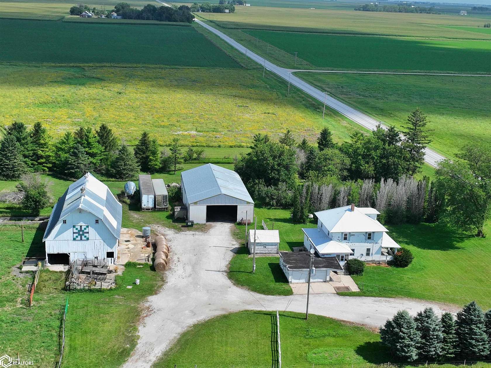 7.5 Acres of Land with Home for Sale in Churdan, Iowa