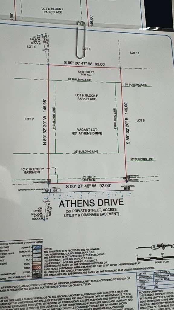 0.31 Acres of Residential Land for Sale in Prosper, Texas