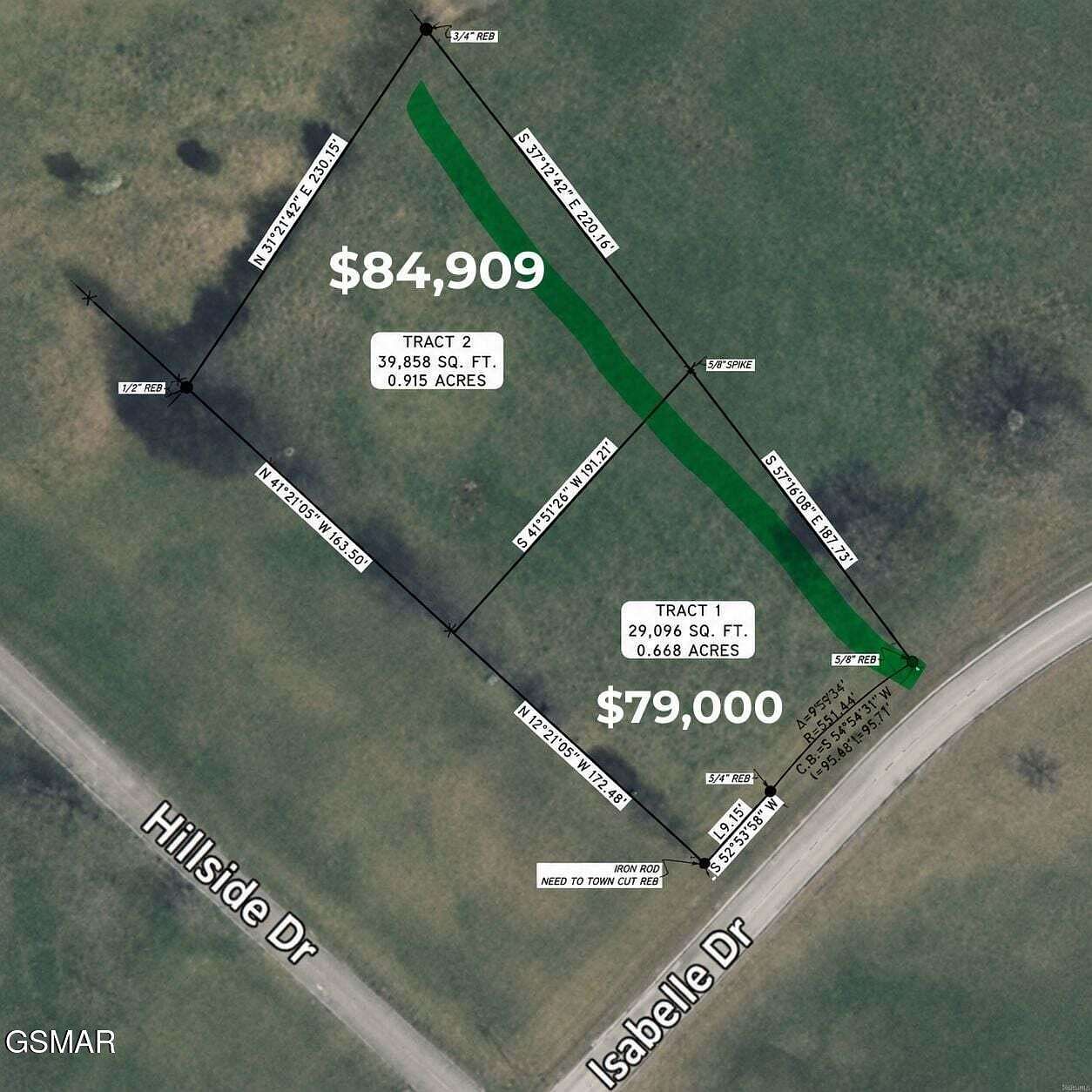 1.58 Acres of Residential Land for Sale in Dandridge, Tennessee