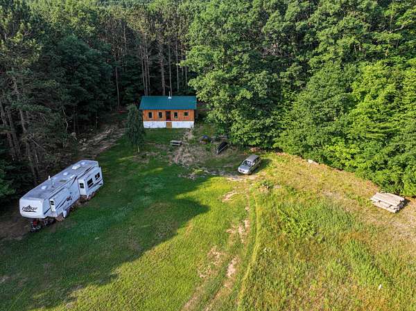 9.1 Acres of Land with Home for Sale in Arcadia, Michigan