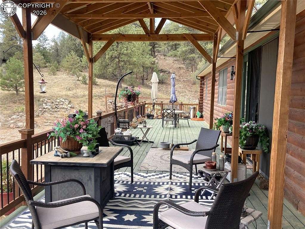 35.2 Acres of Recreational Land with Home for Sale in Cotopaxi, Colorado
