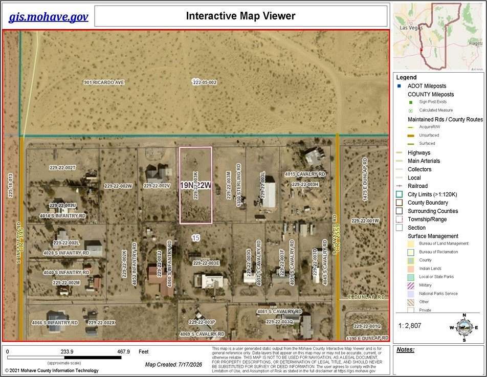 1 Acre of Residential Land for Sale in Fort Mohave, Arizona