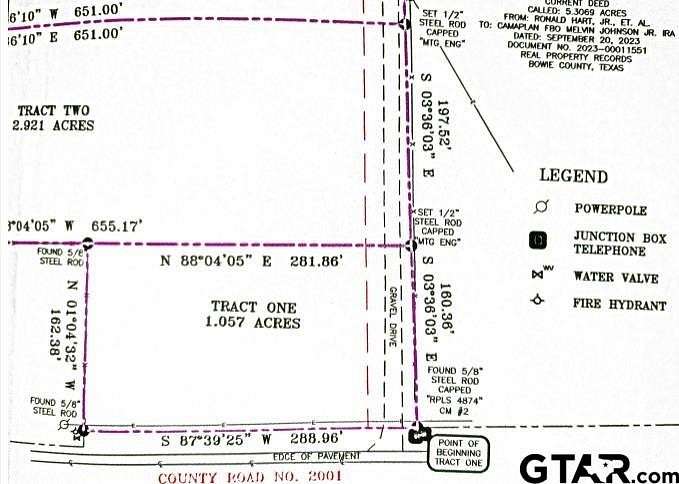 1 Acre of Residential Land for Sale in New Boston, Texas