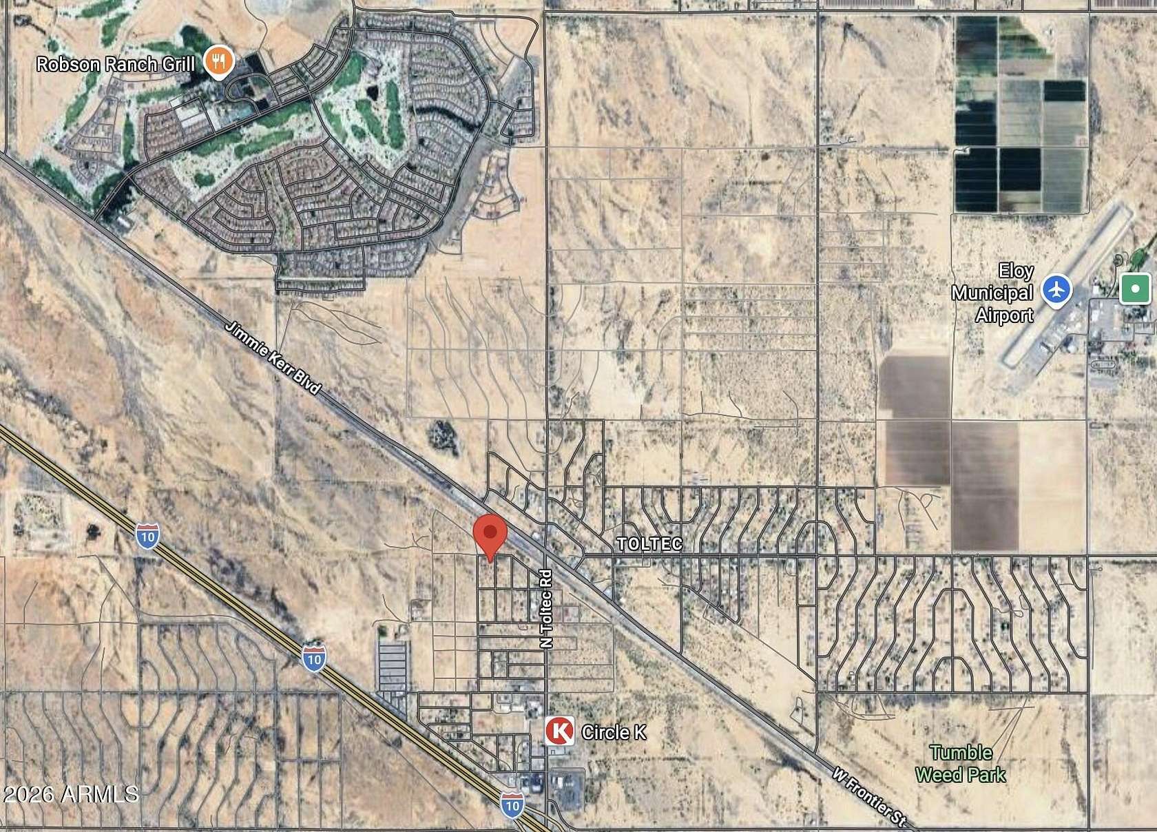 0.16 Acres of Land for Sale in Eloy, Arizona