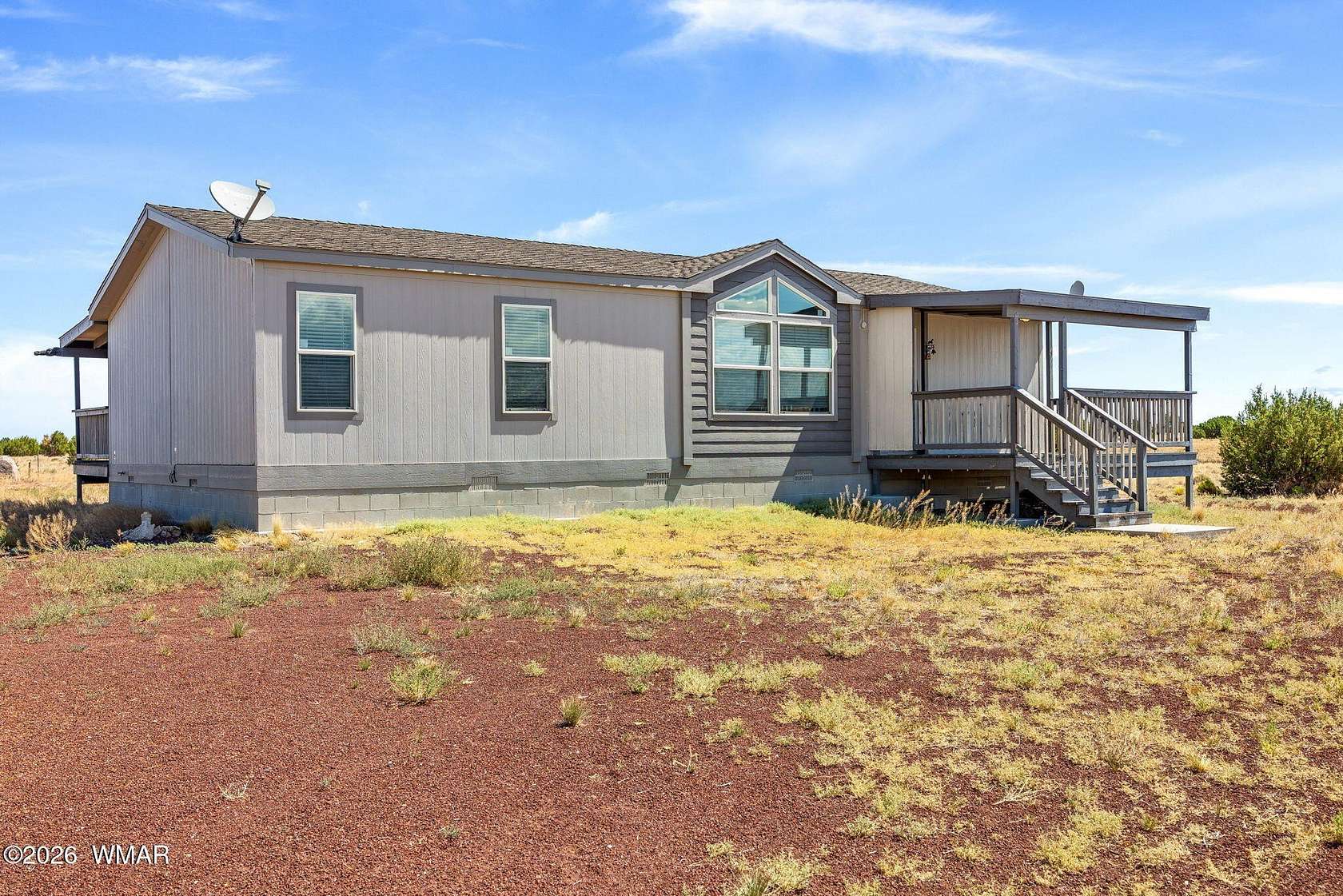 6.44 Acres of Land with Home for Sale in Concho, Arizona