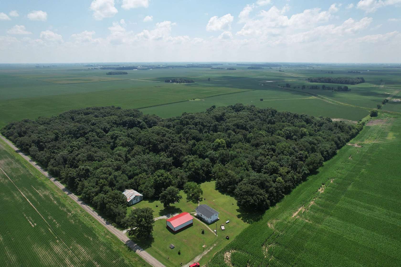29.8 Acres of Land with Home for Sale in Bement, Illinois