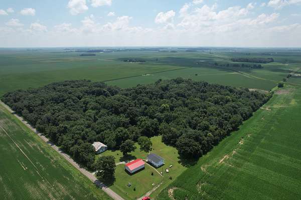 29.8 Acres of Land with Home for Sale in Bement, Illinois