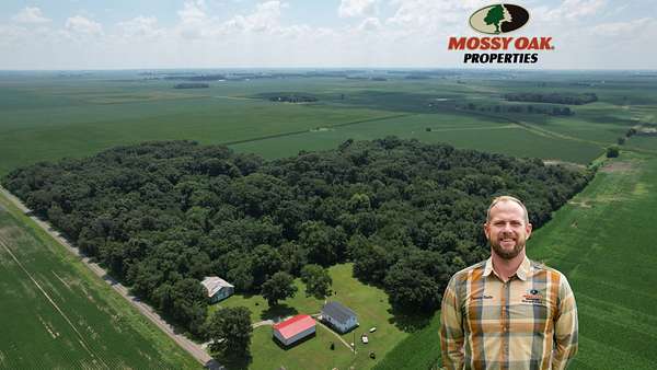 29.8 Acres of Land with Home for Sale in Bement, Illinois