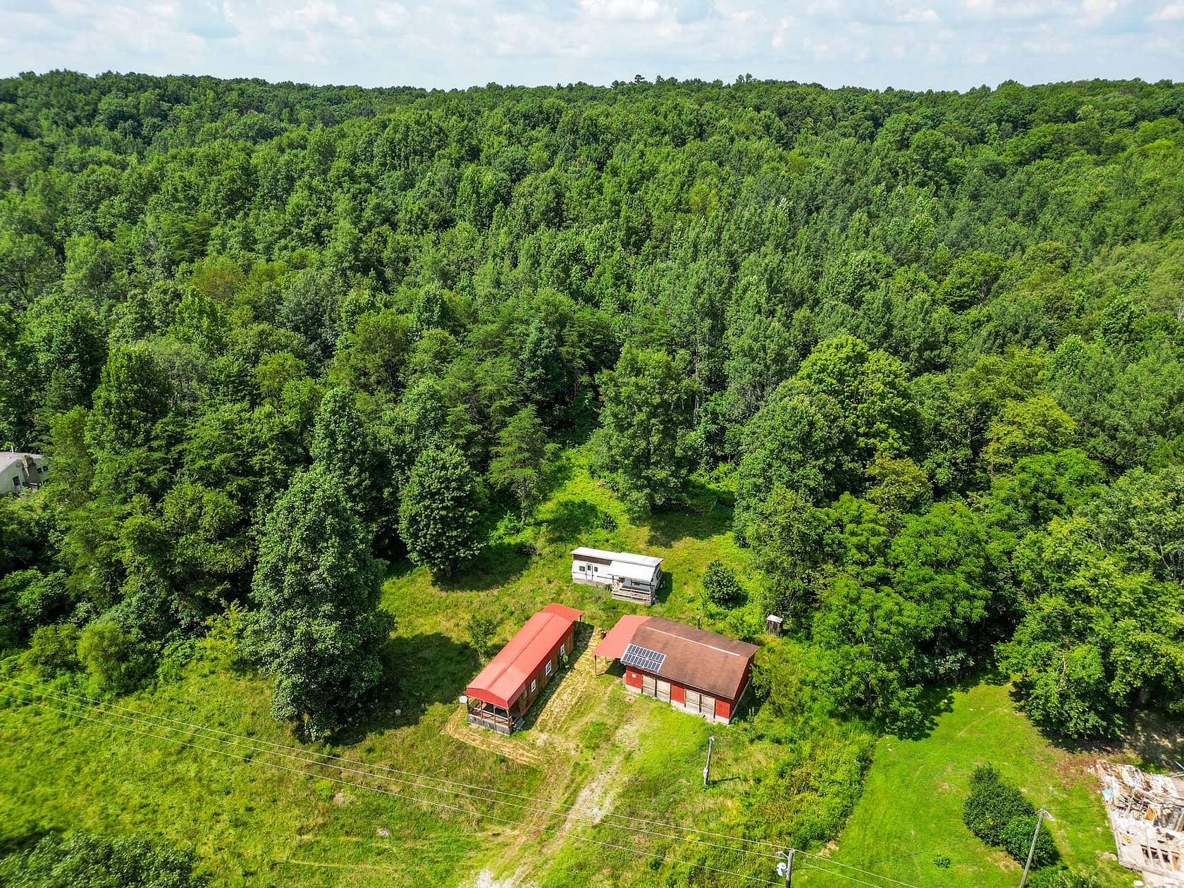 2 Acres of Land with Home for Sale in Oak Hill, Ohio