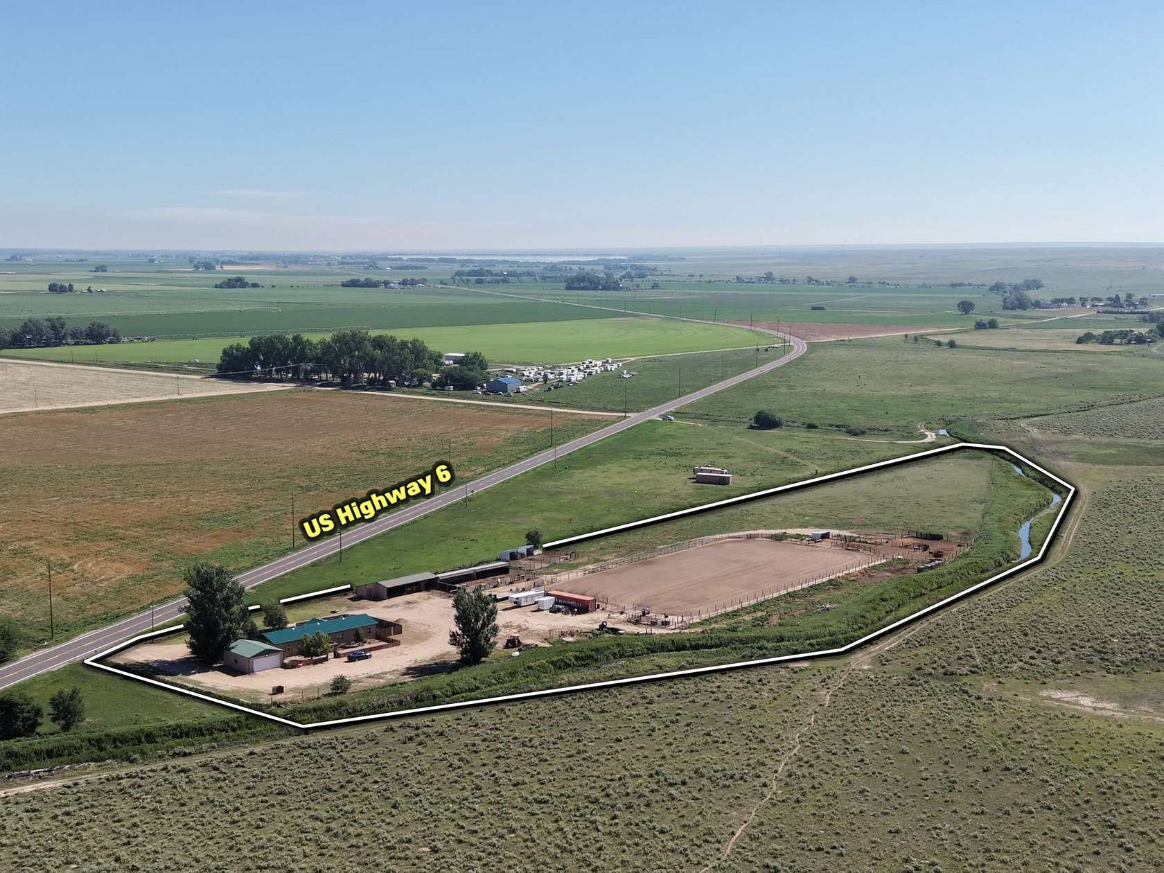 8 Acres of Land with Home for Sale in Hillrose, Colorado
