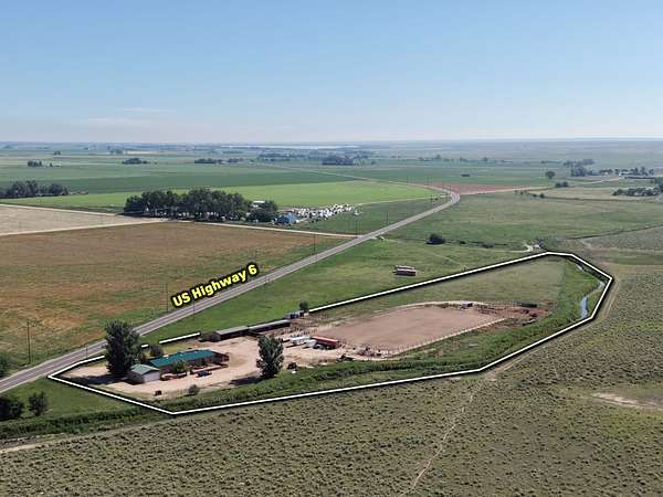 8 Acres of Land with Home for Sale in Hillrose, Colorado