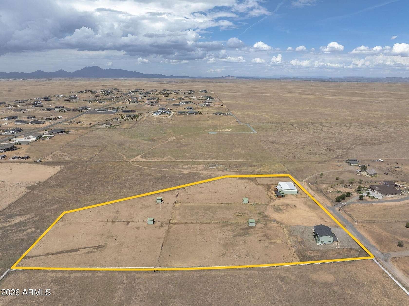 5.86 Acres of Land with Home for Sale in Prescott Valley, Arizona