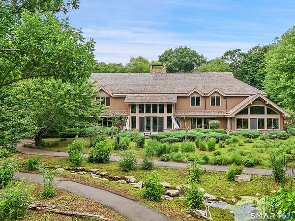 4.85 Acres of Land with Home for Sale in New Canaan, Connecticut