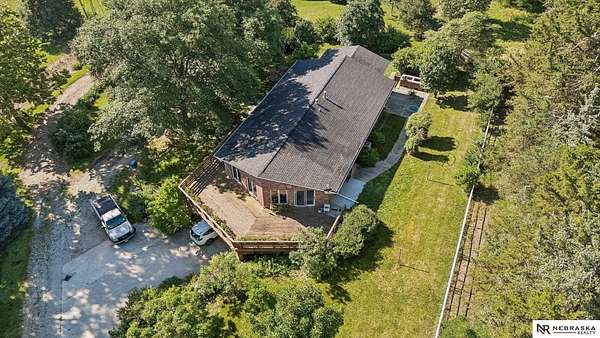 9.77 Acres of Land with Home for Sale in Bennington, Nebraska