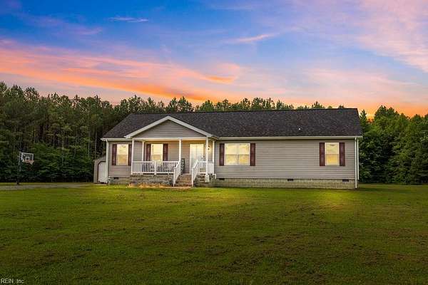 2.83 Acres of Land with Home for Sale in Ivor, Virginia