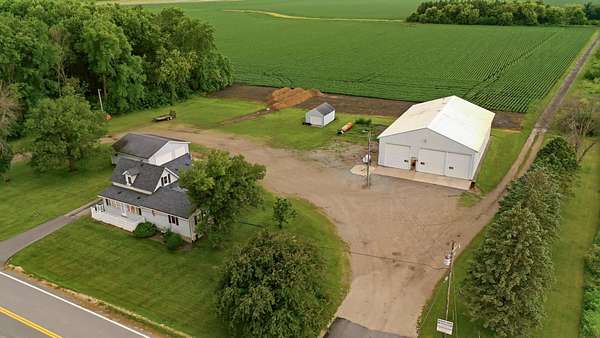 3 Acres of Land with Home for Sale in Claremont, Minnesota