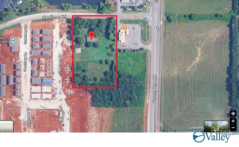 2.8 Acres of Mixed-Use Land for Sale in Madison, Alabama